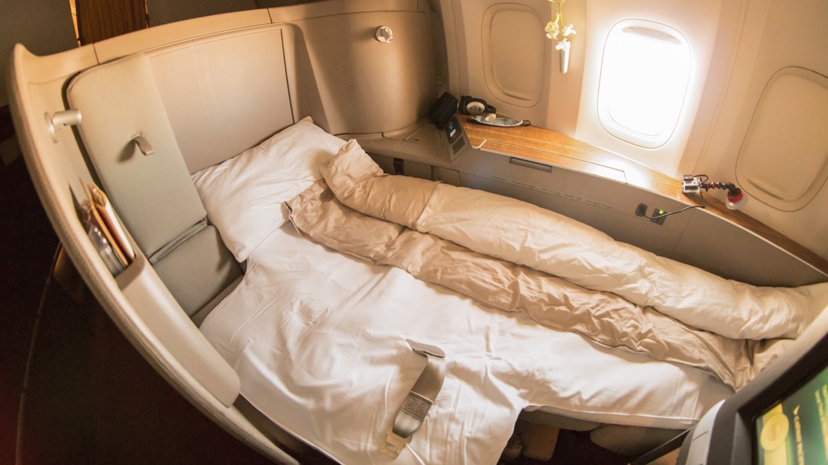 Cathay Pacific 777 First Class