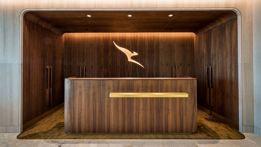 Qantas Chairman's Lounge entrance