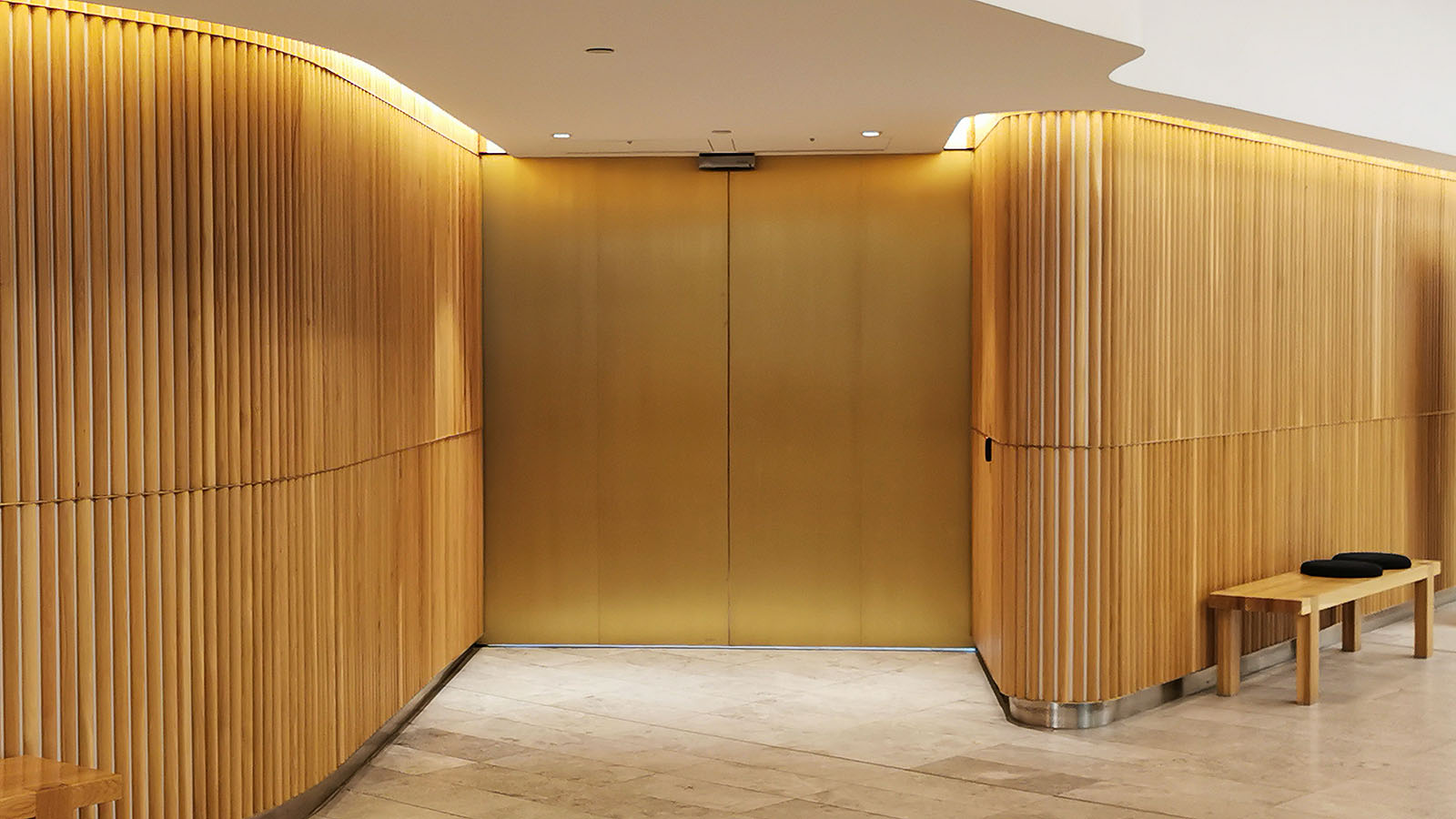 Entrance to the Qantas Chairman's Lounge in Brisbane