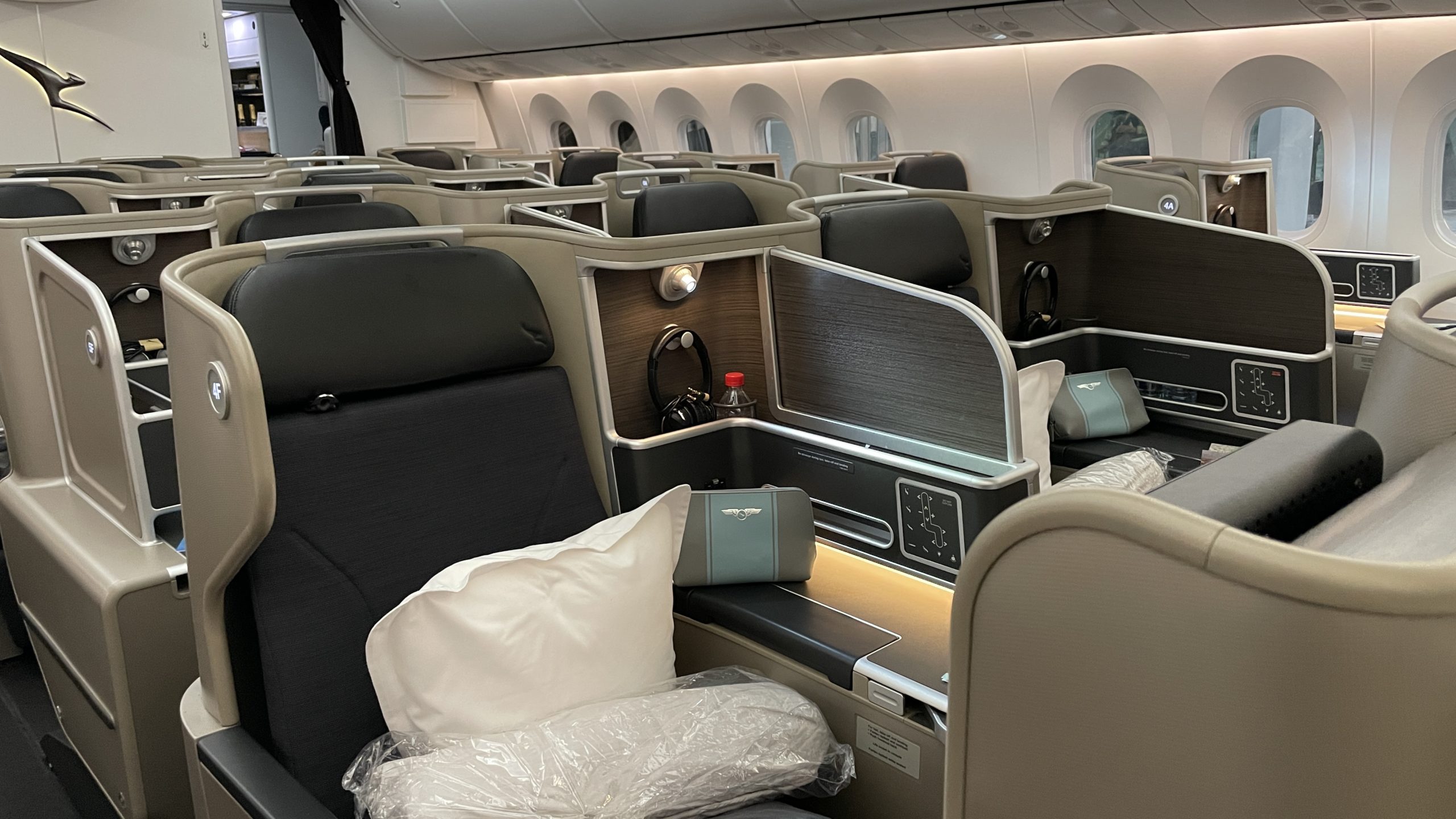 Qantas 787 Dreamliner Business Suite Cabin Pillow Duvet Point Hacks by Daniel Sciberras