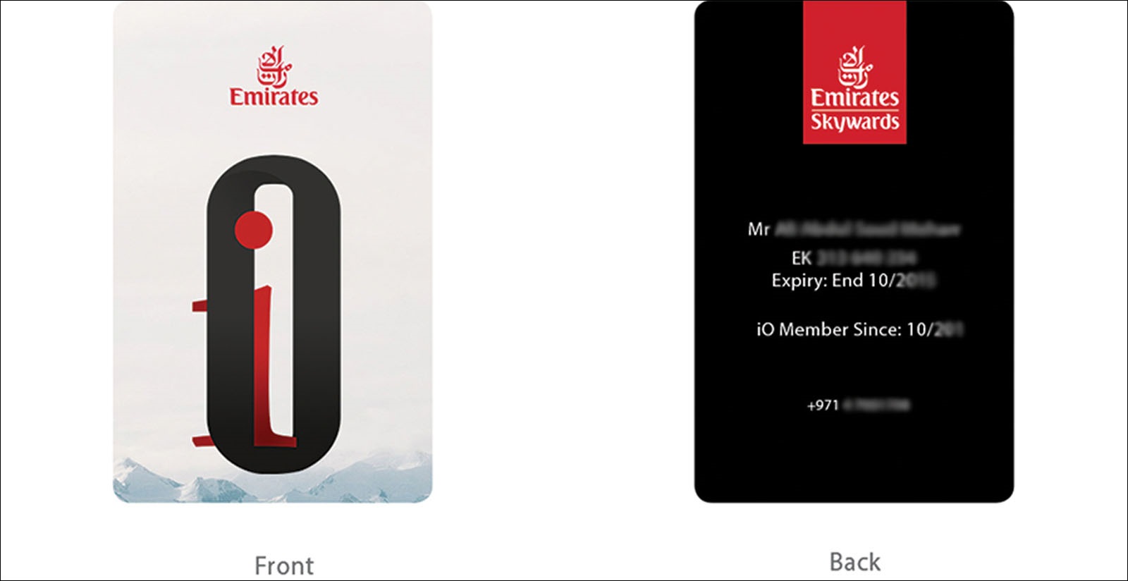 Invitation-only membership card