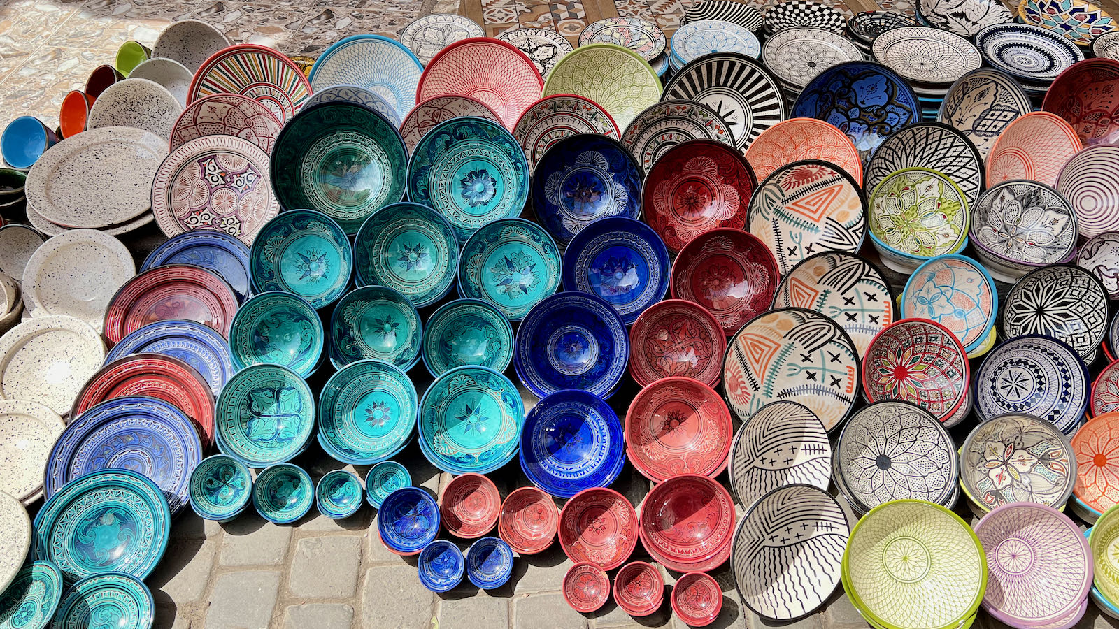 ceramic stall Marrakech