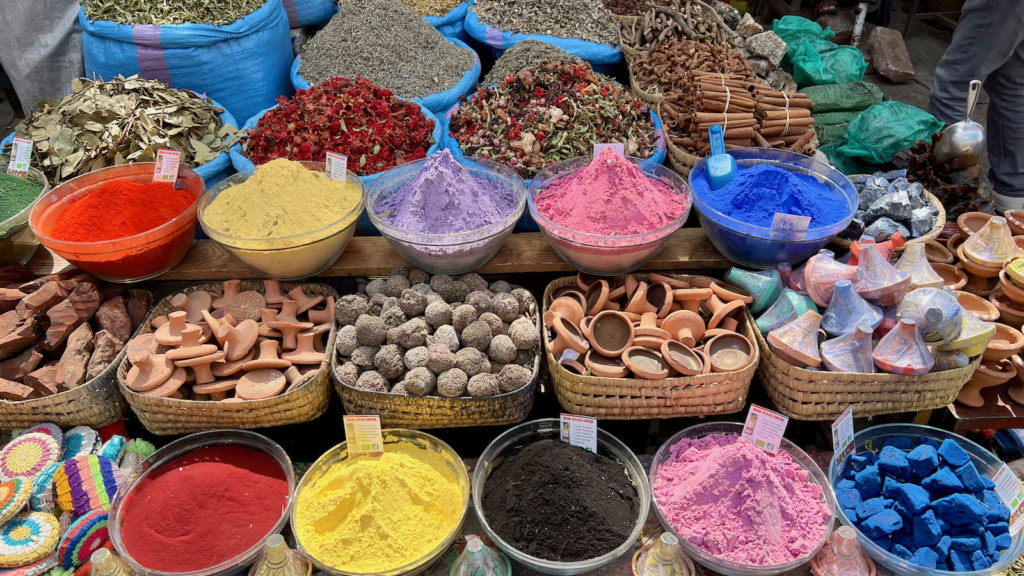 Marrakech spice souks