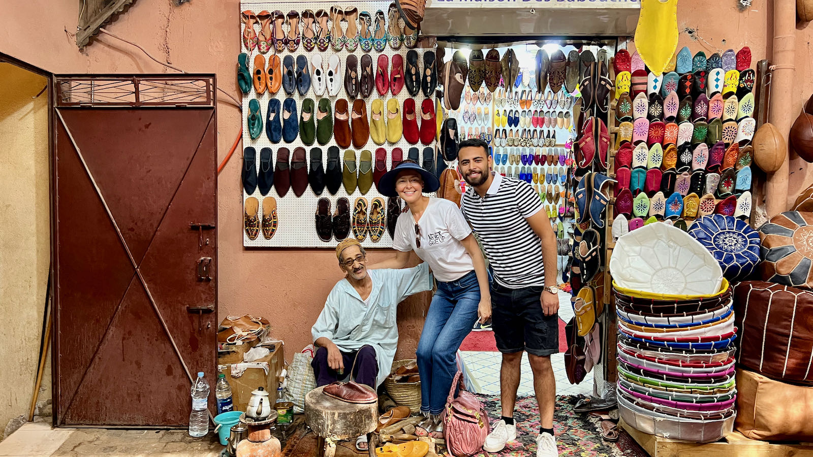 best slipper shop Marrakech souks