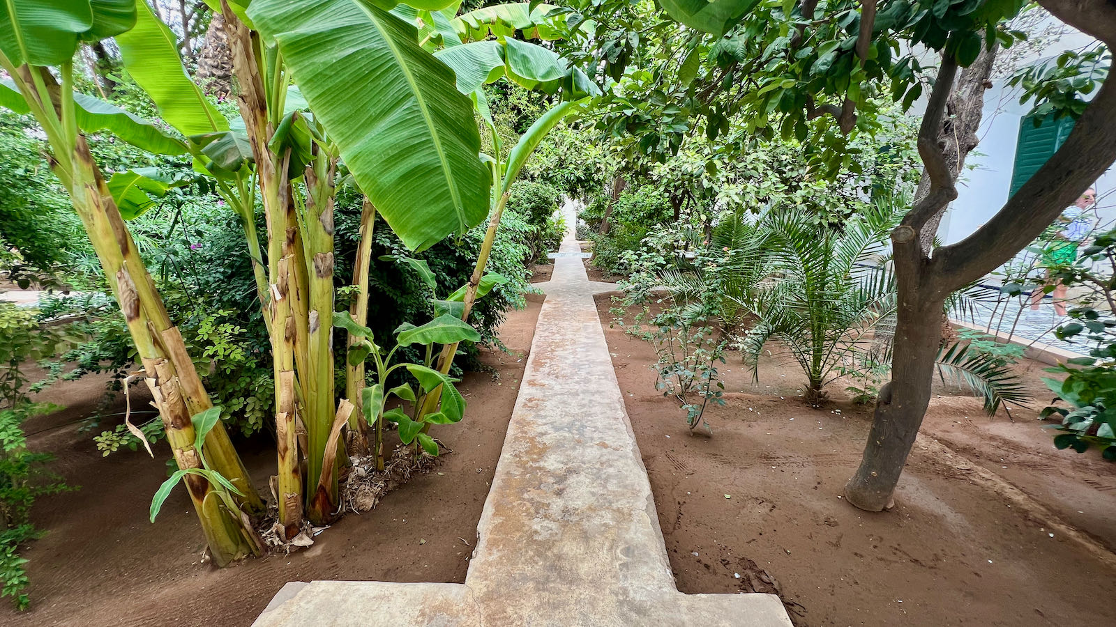 peaceful gardens in Marrakech