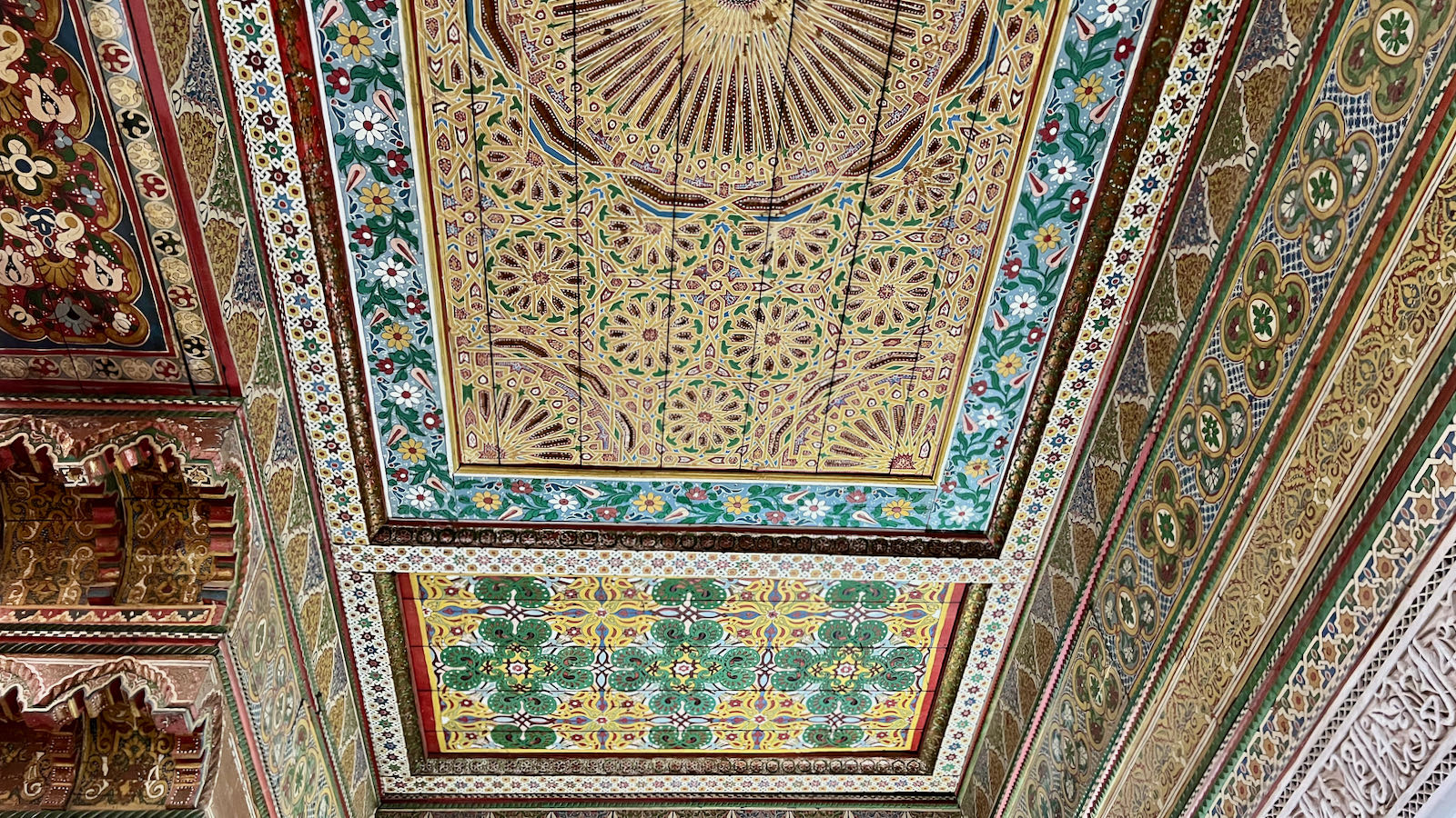 Bahia Palace ornate detail