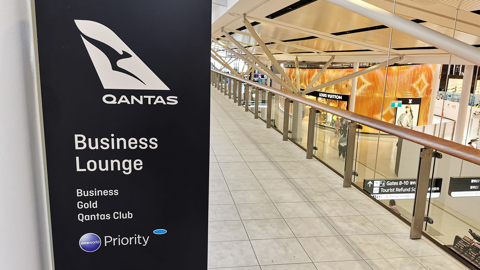 Lounge for Qantas Airbus A380 Business