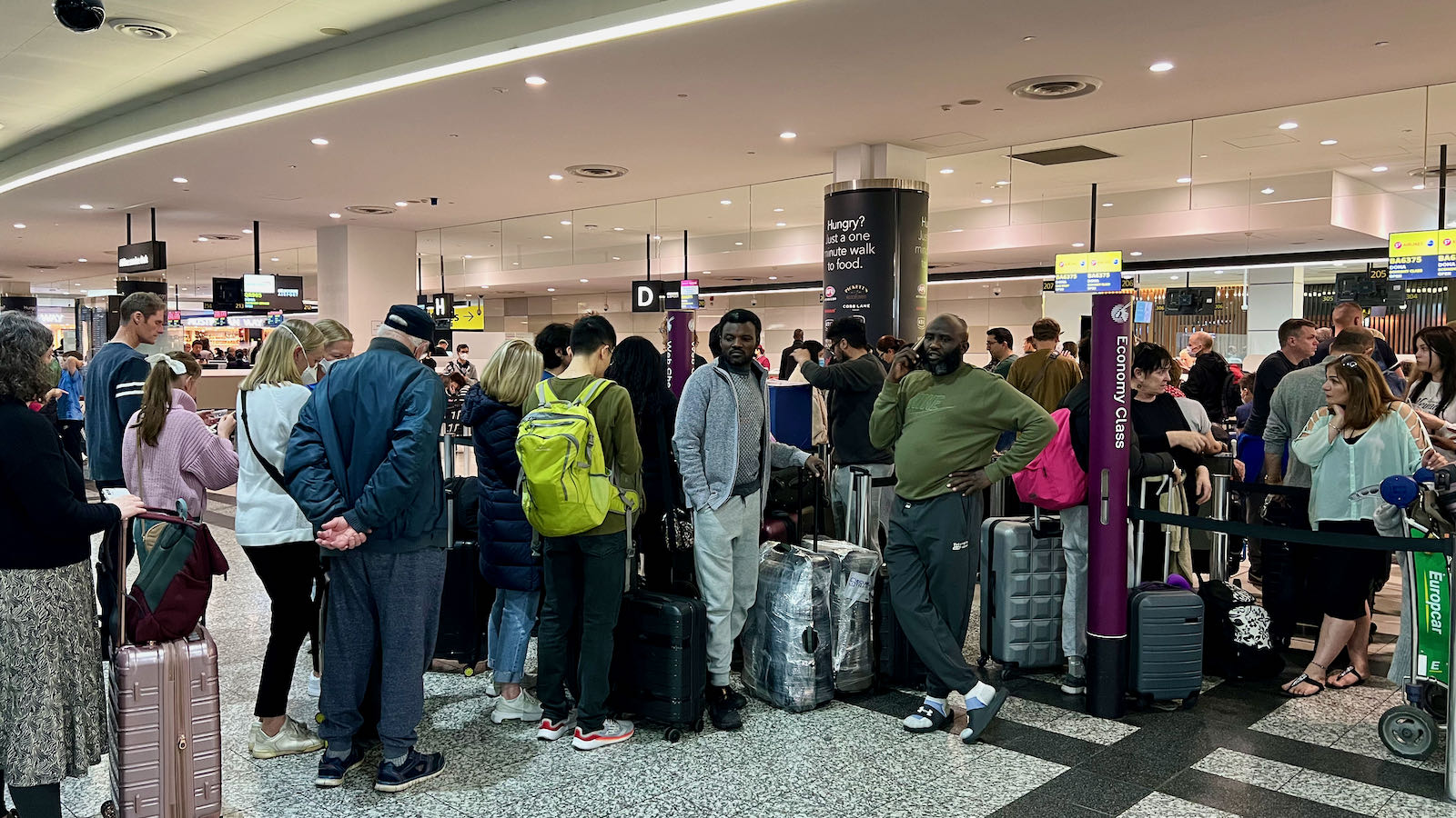 Qatar Airways general boarding Melbourne