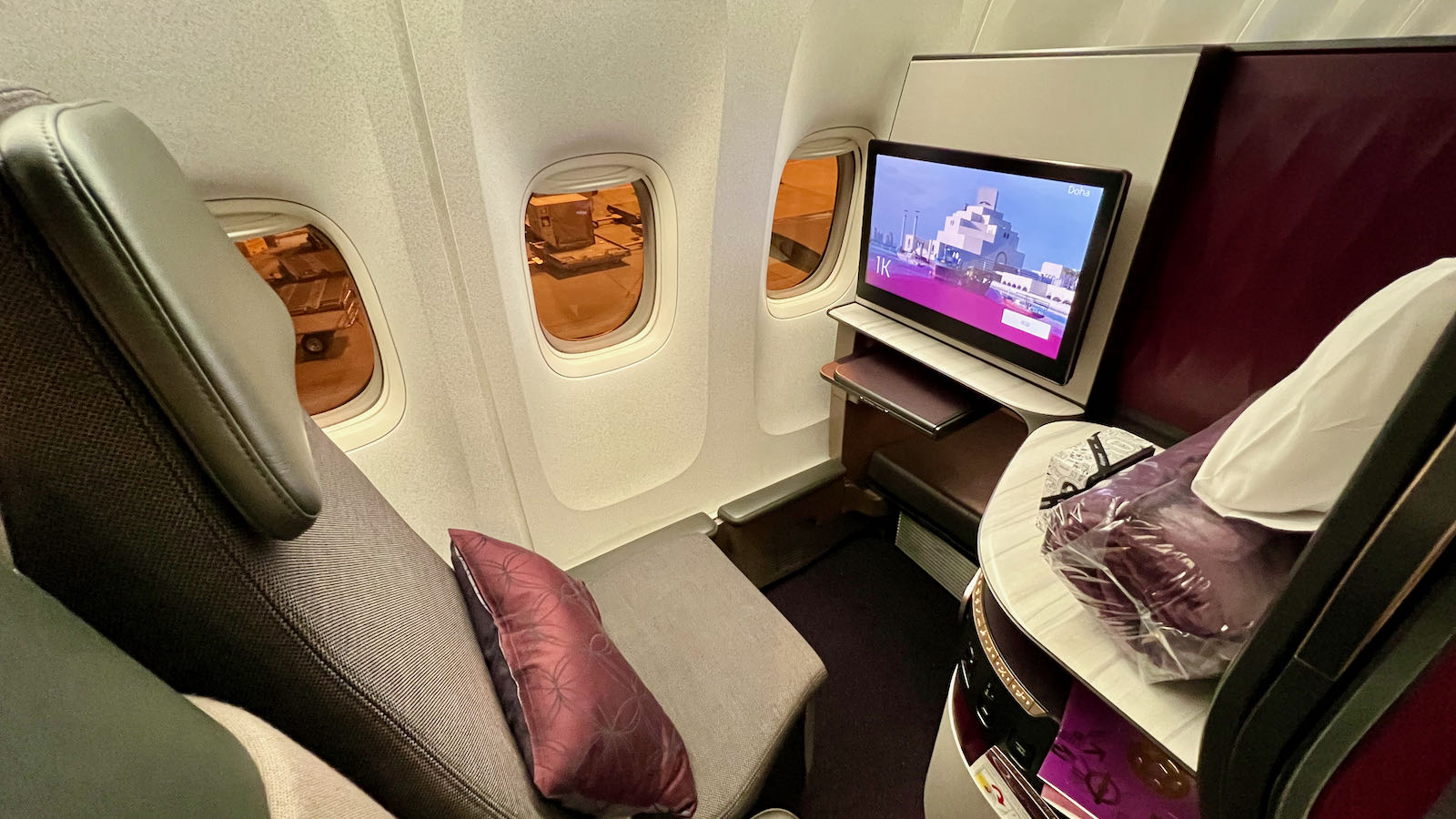 the best seat in Qatar Airways Qsuites