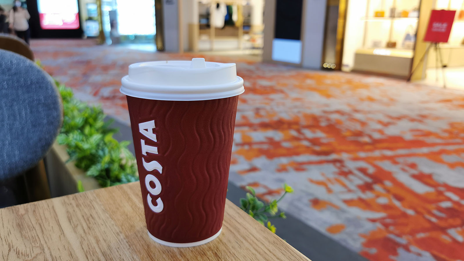 Coffee before flying Jetstar Asia Economy