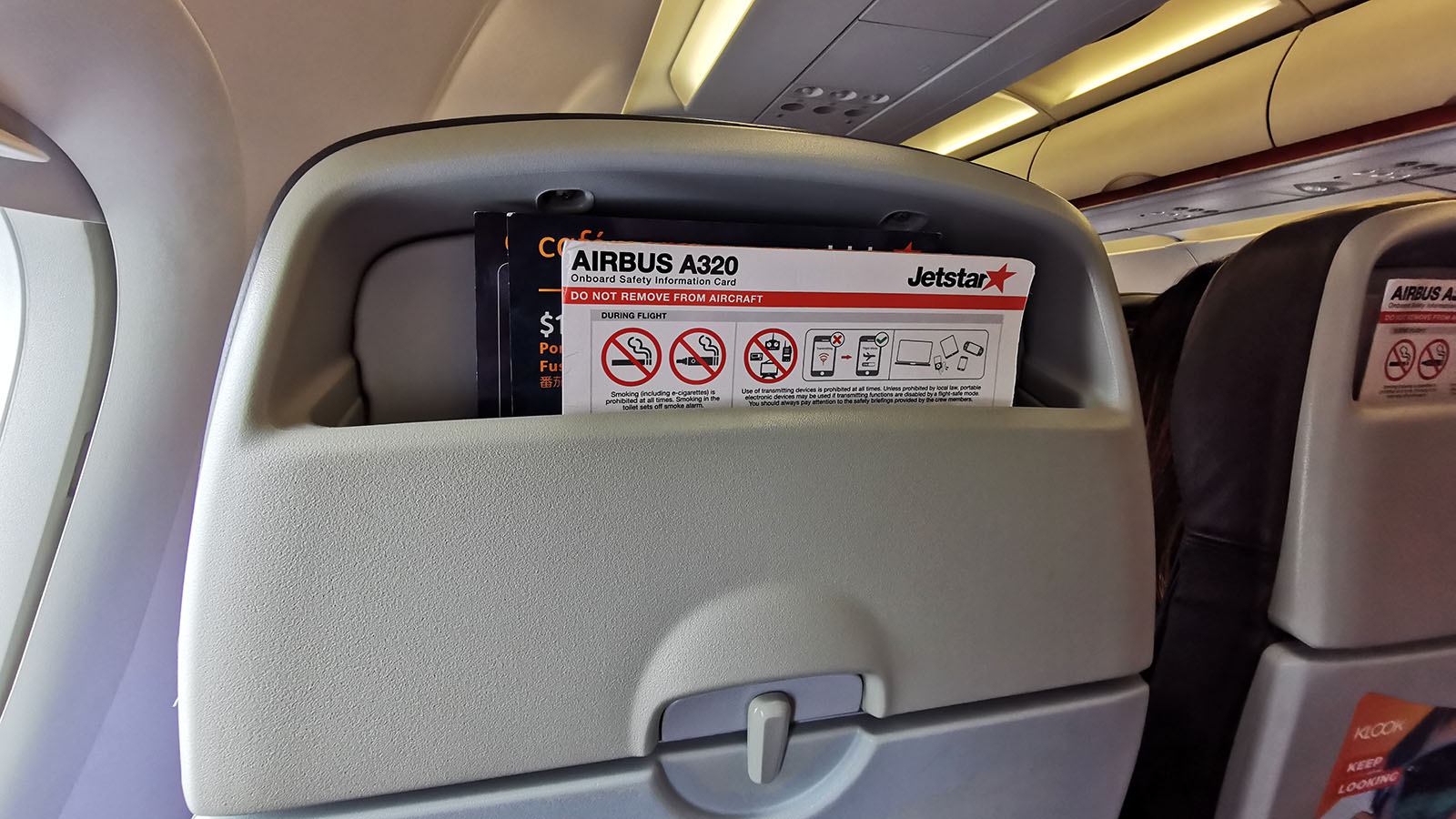 Storage in Jetstar Asia Economy