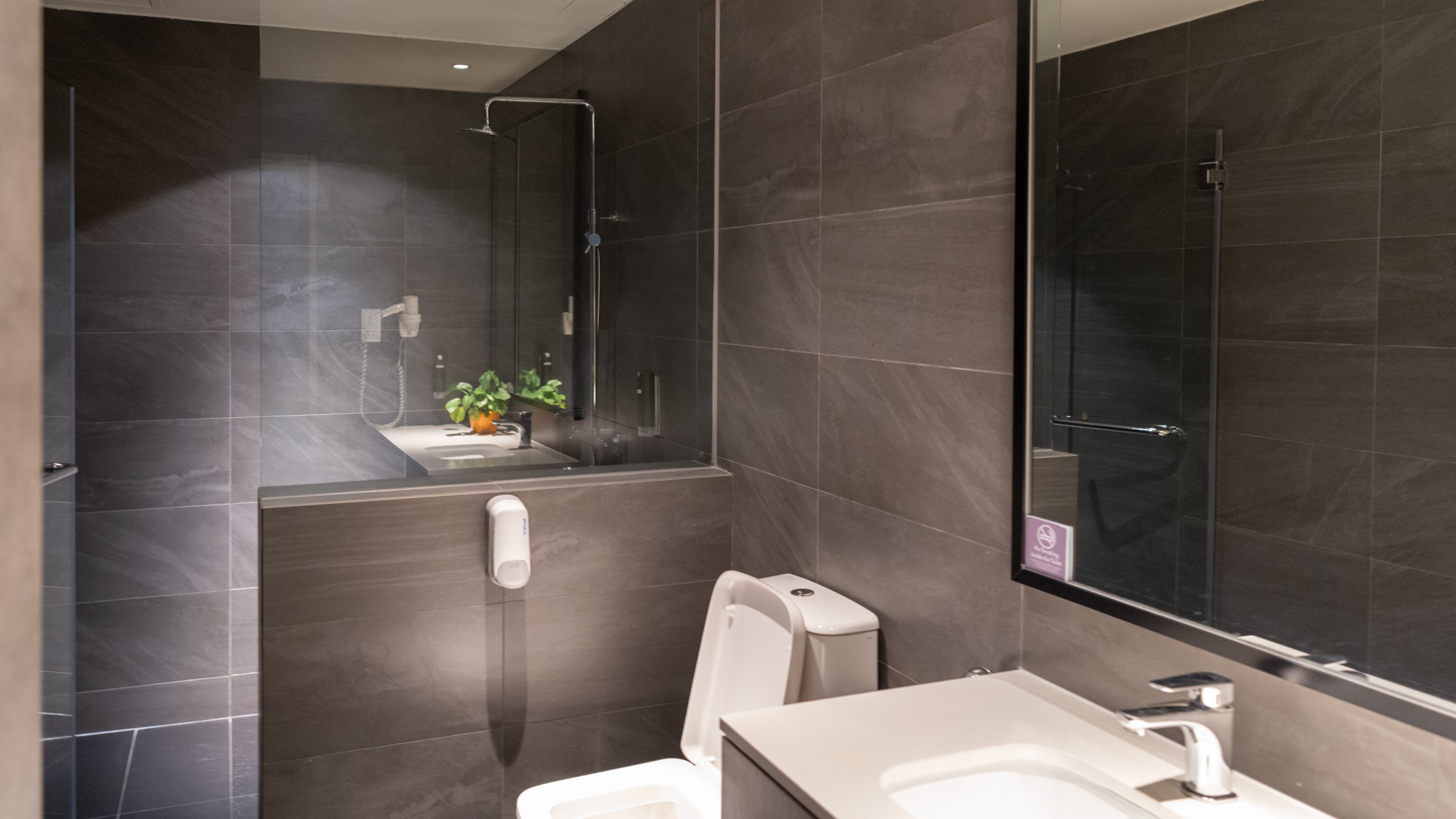 Aerotel Singapore Solo Room shared bathroom