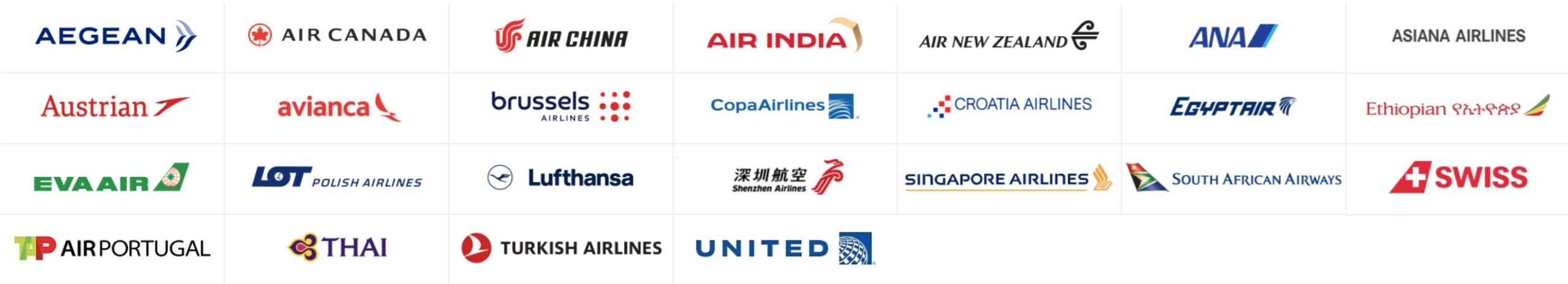 Star Alliance members