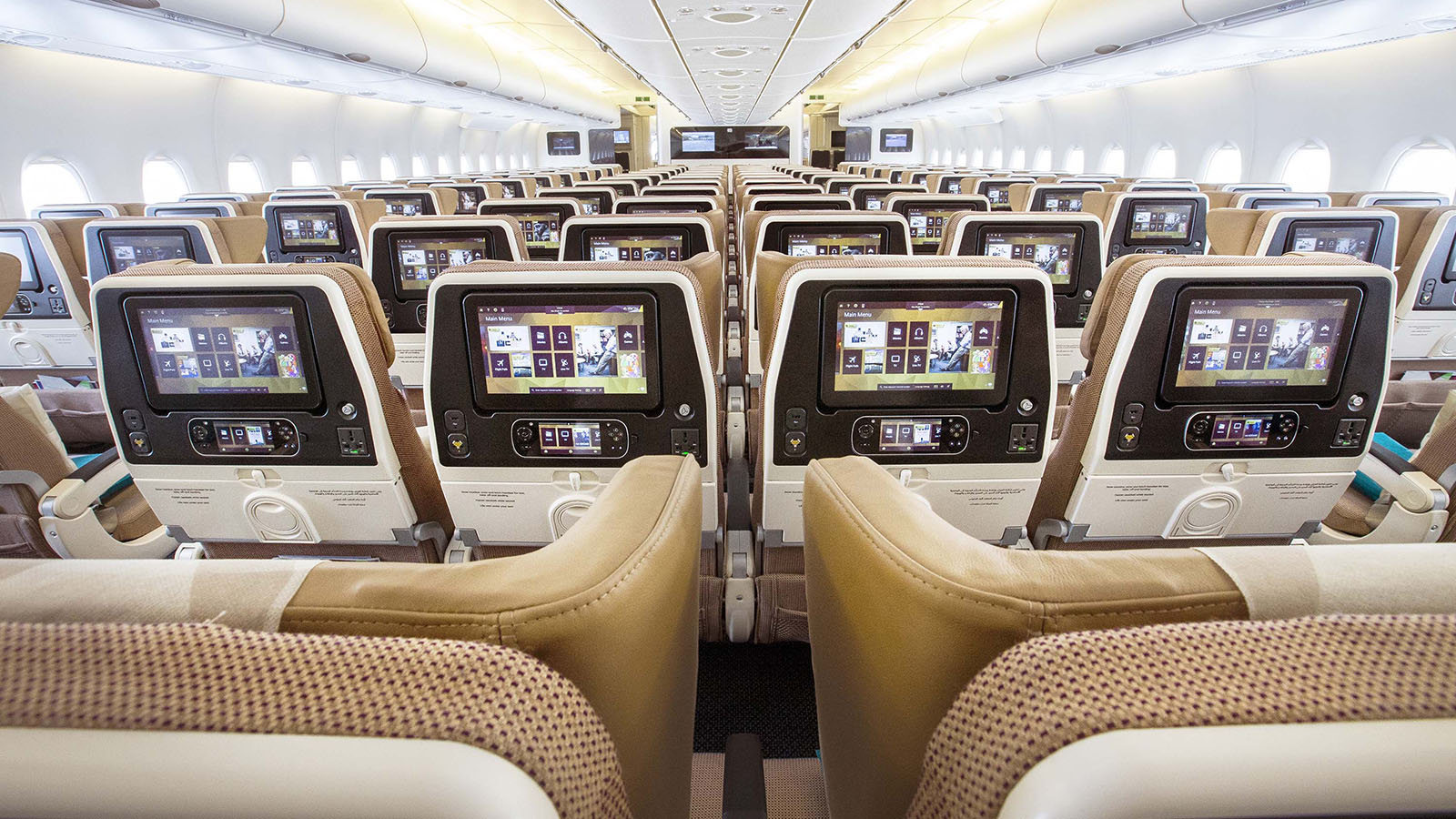 Etihad's Airbus A380 Economy