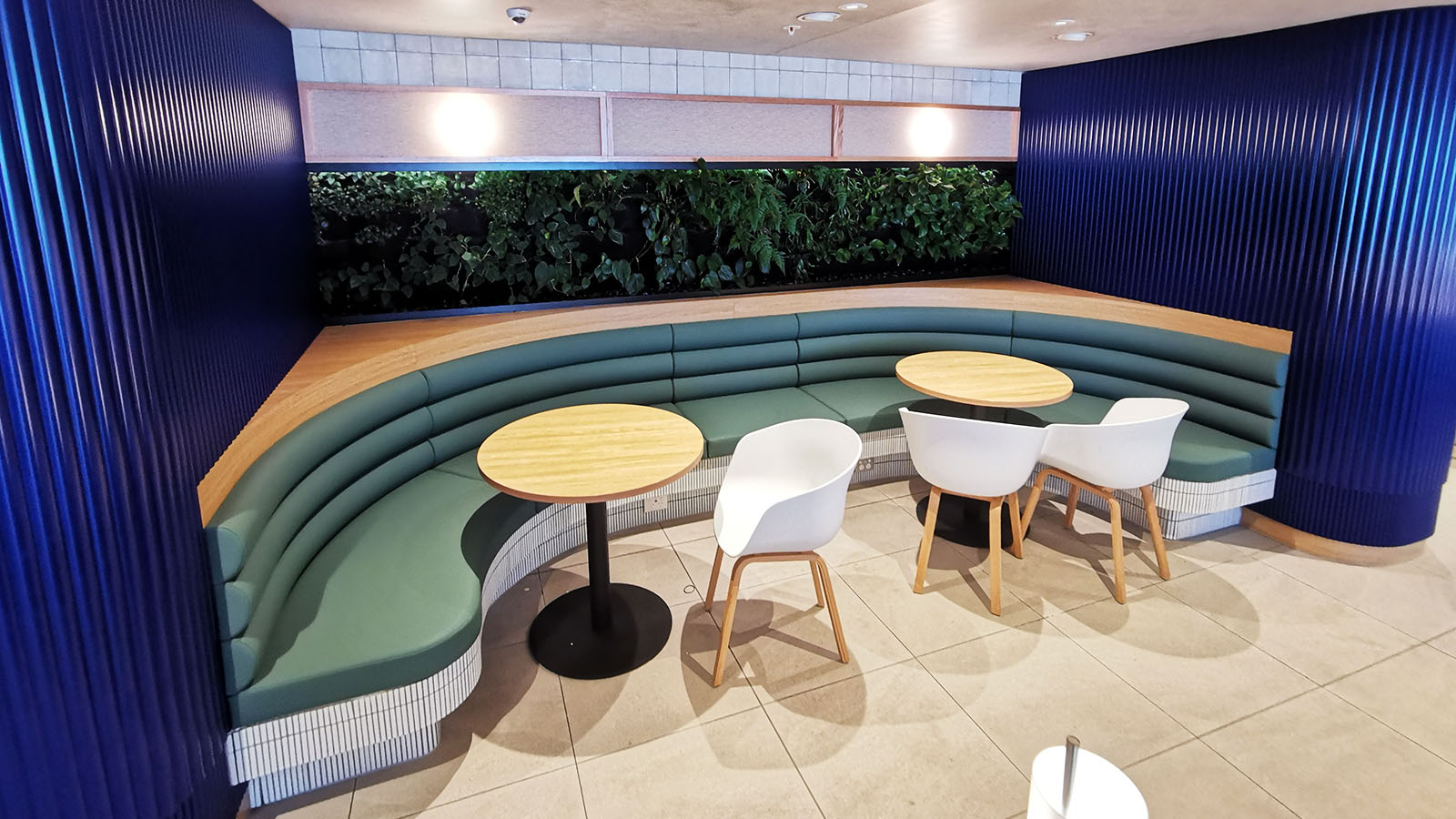 Seating in the SkyTeam Lounge, Sydney