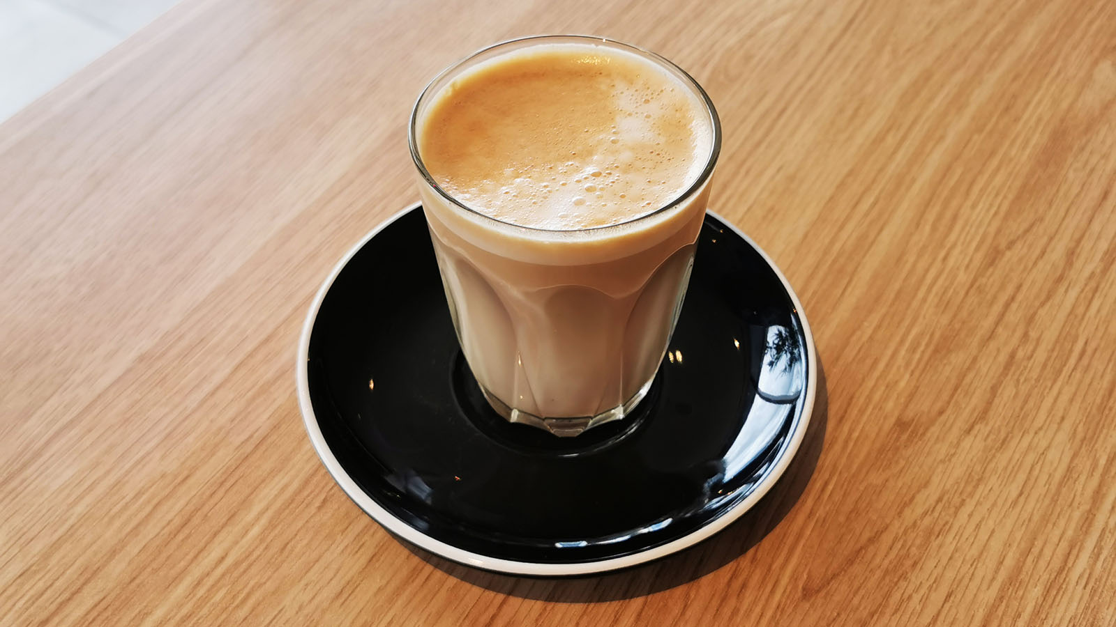 Coffee in the SkyTeam Lounge, Sydney