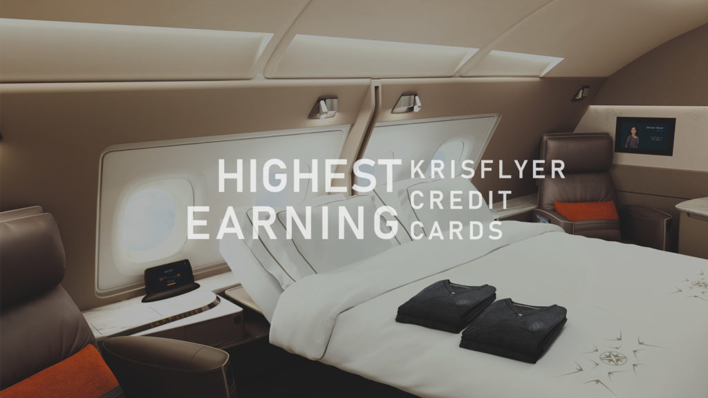 Book Singapore Airlines Suites using KrisFlyer miles from credit card spend