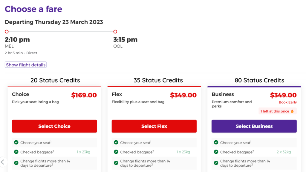 Earn more Velocity Status Credits with these flights Point Hacks