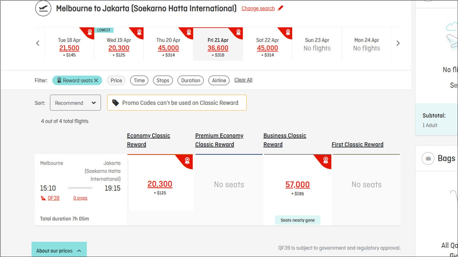 travel deals melbourne to jakarta