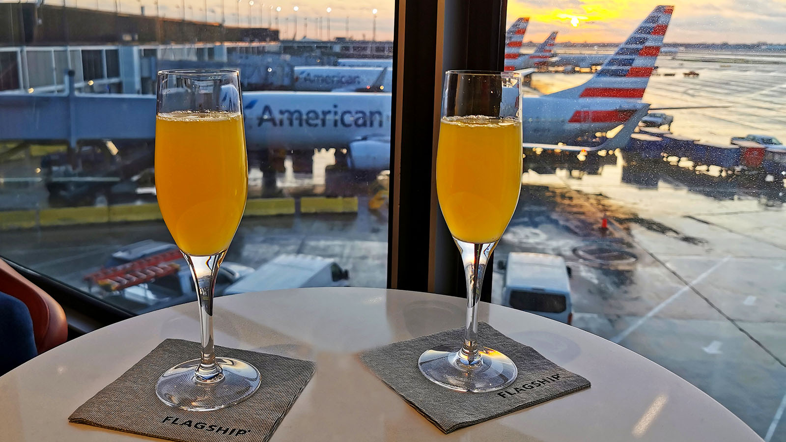 Mimosa at AA's Flagship Lounge in Chicago