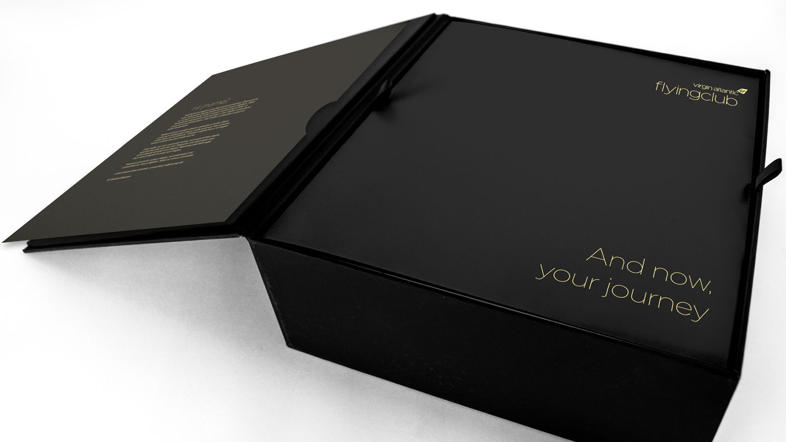 Headphone gift box for Virgin Atlantic Million Miler recognition