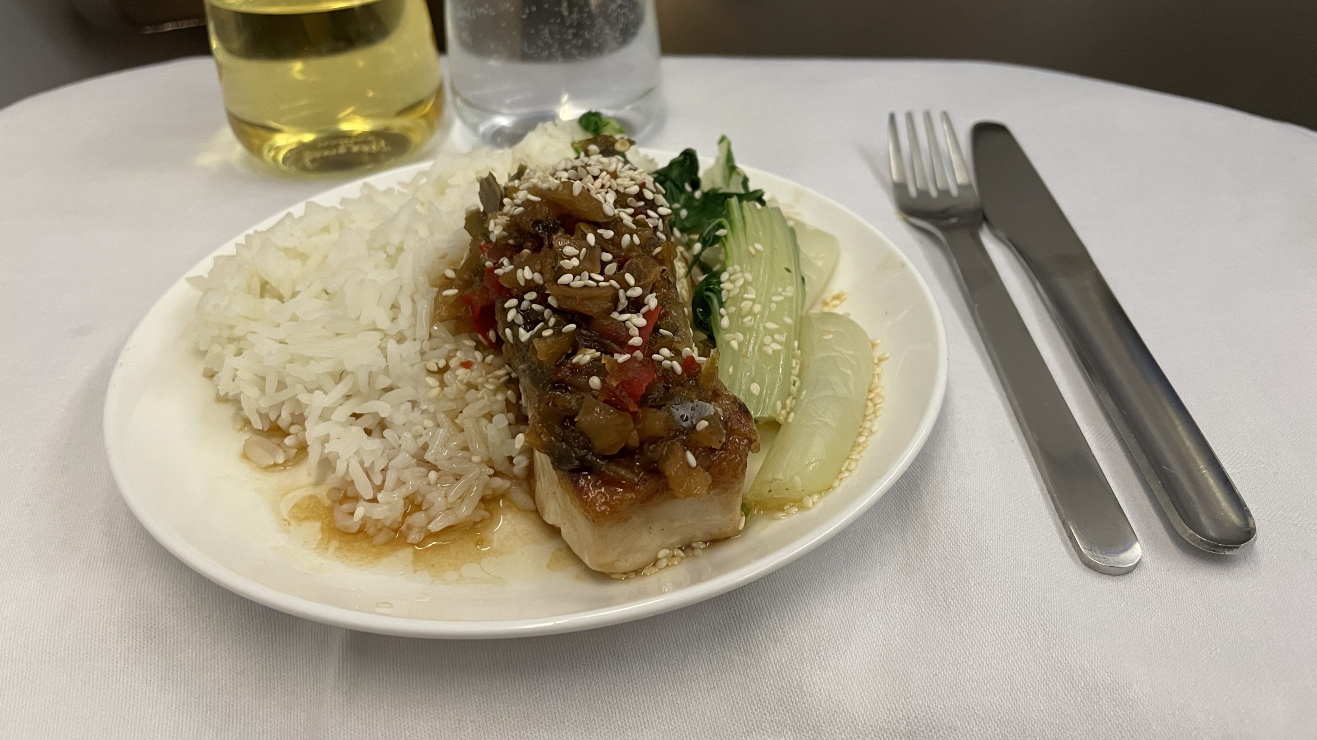 Qantas Busines Class Humpty Doo Barramundi