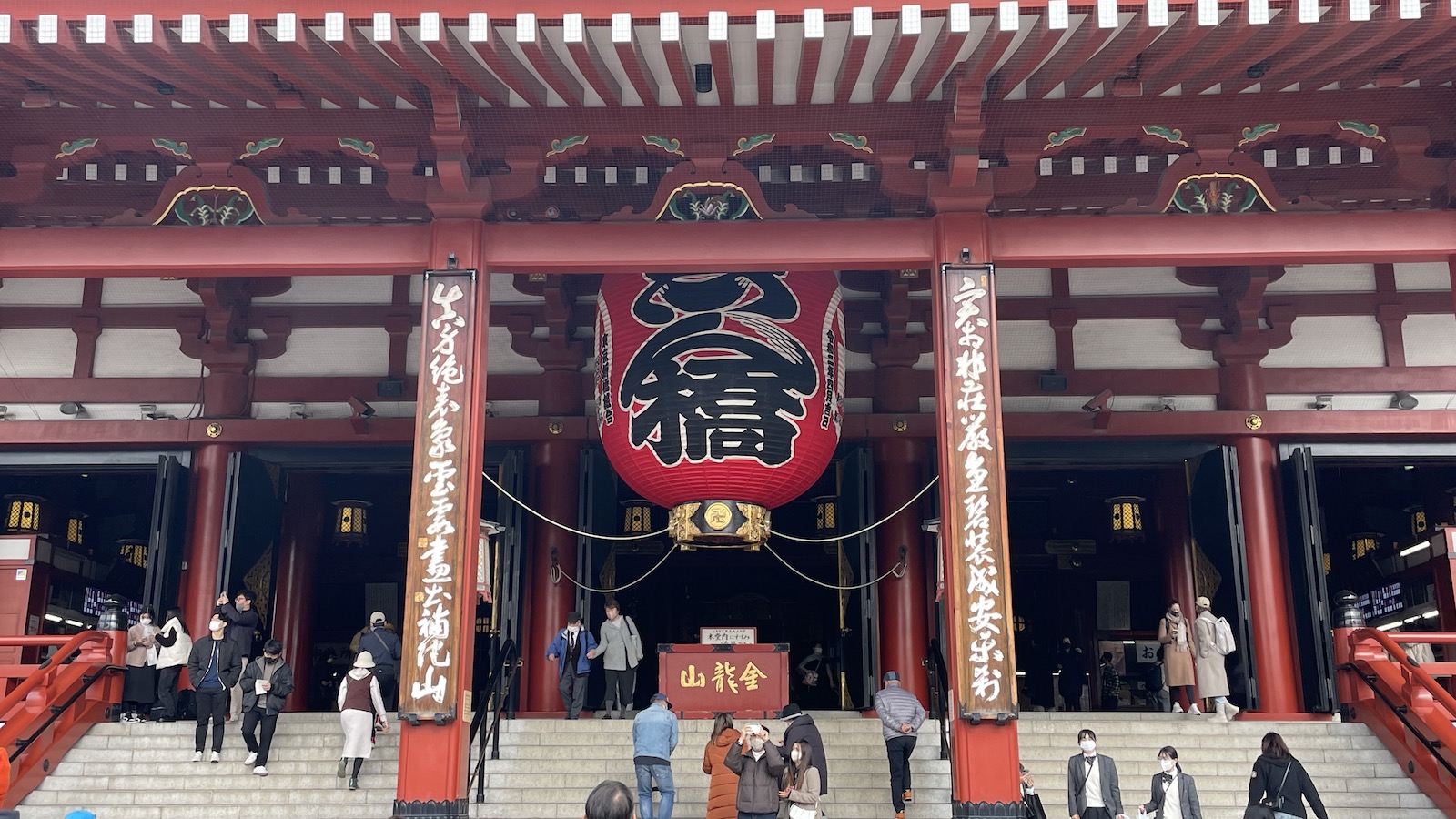 Sensoji Temple stairs