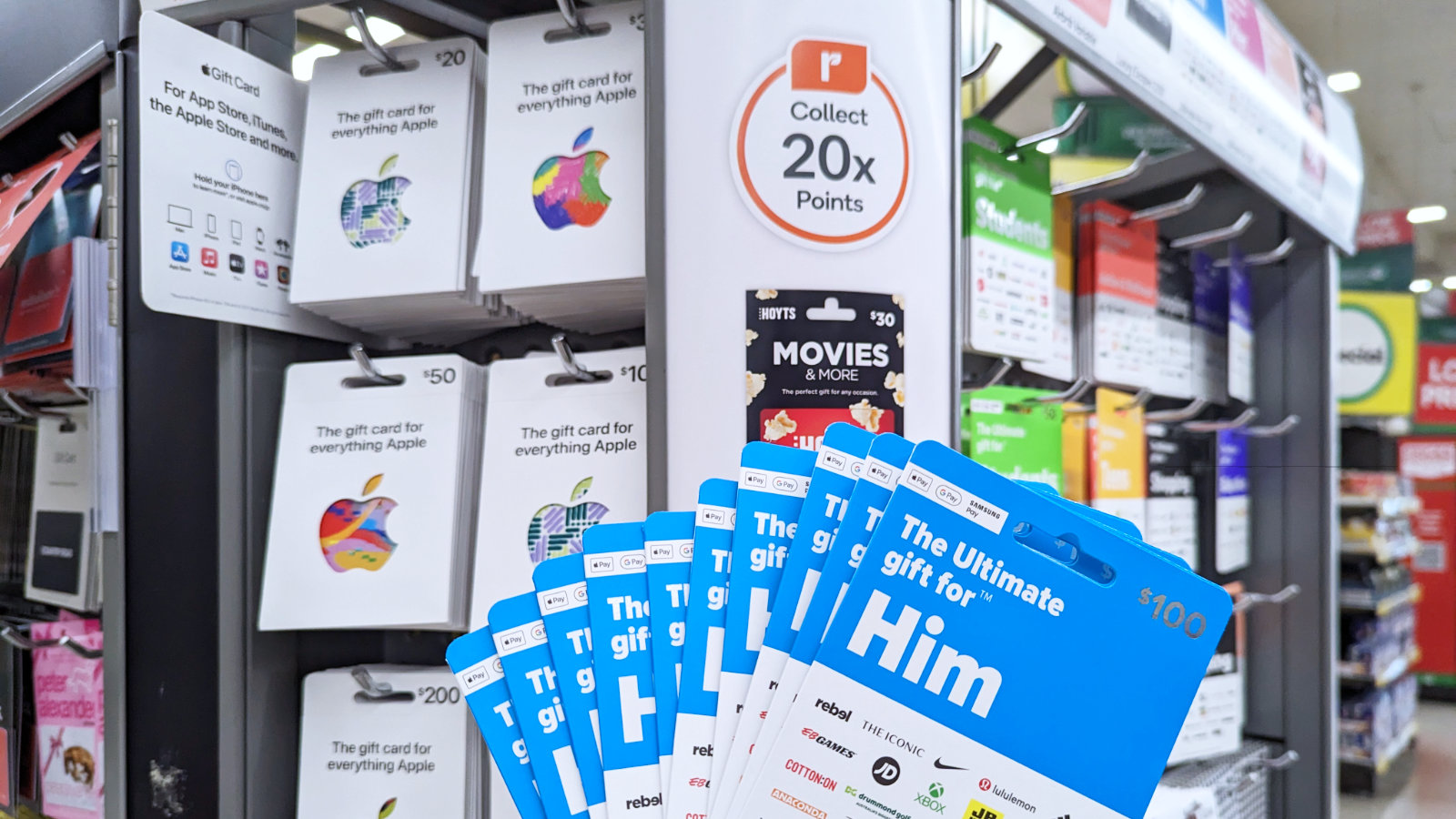 20x Flybuys points on Apple gift cards @ Coles 