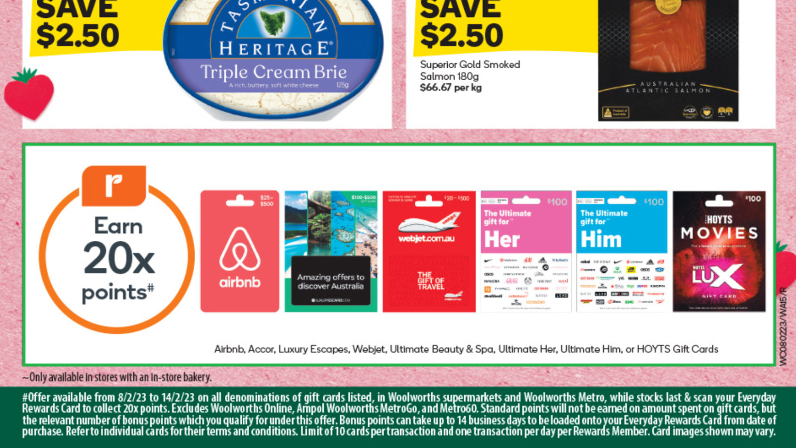 Woolworths Gift Card, Groceries Voucher