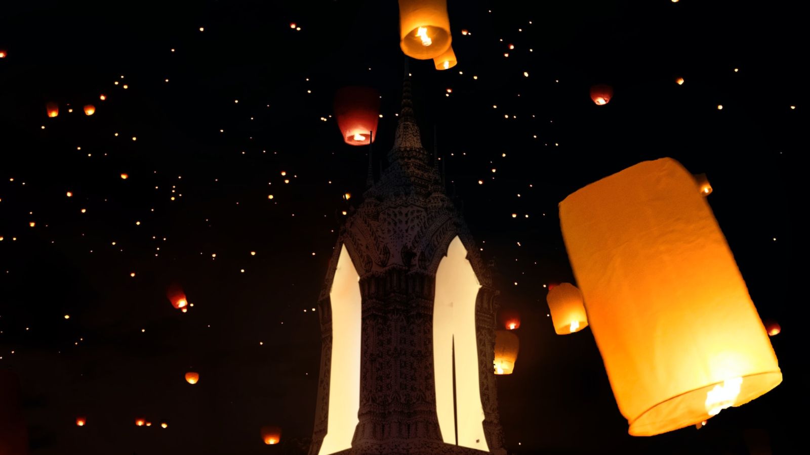 Chiang Mai lantern festival in November