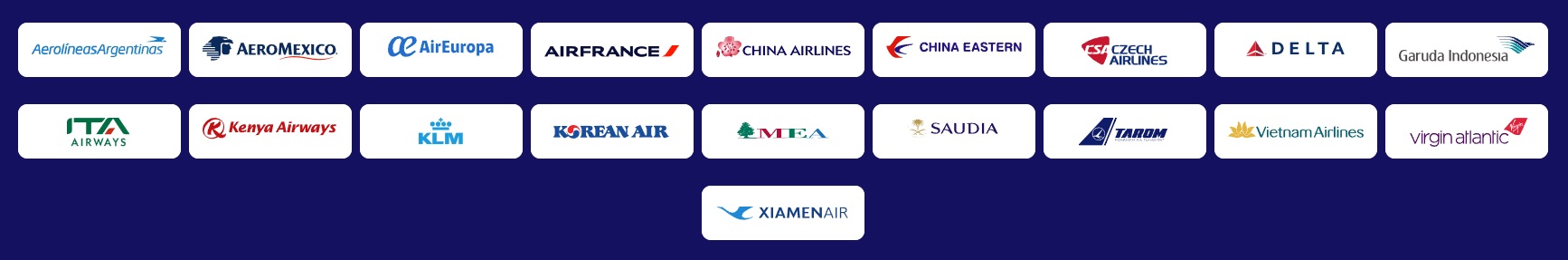 SkyTeam airlines you can book using American Express Membership Rewards points