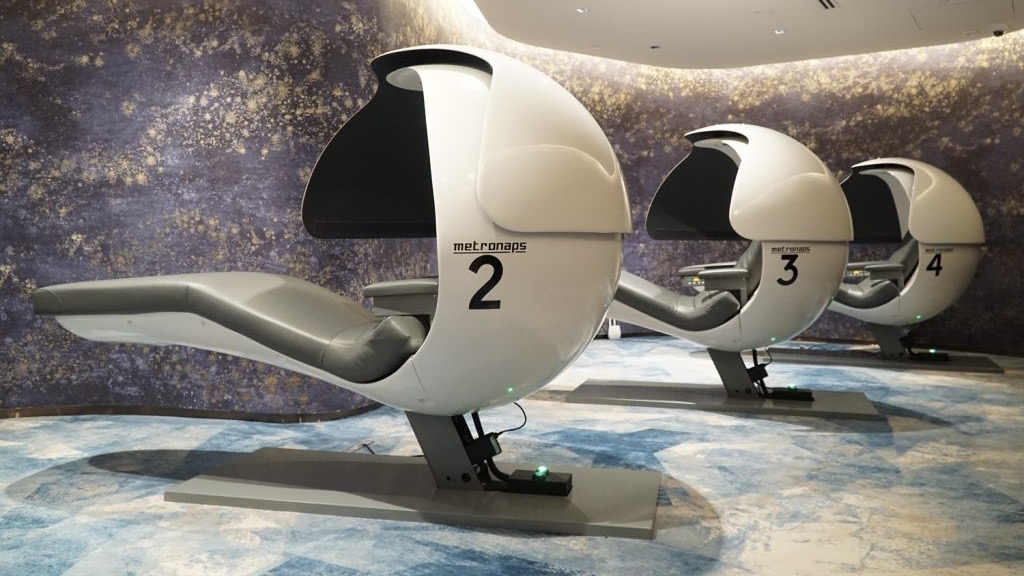 Changi Lounge Jewel Singapore Nap-Pods