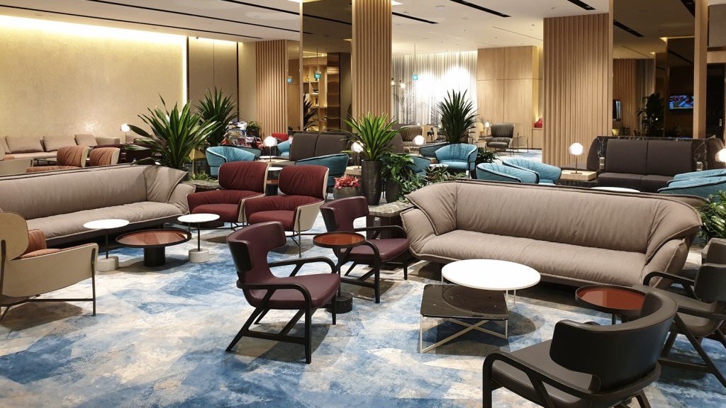 Changi Lounge Jewel Singapore seating