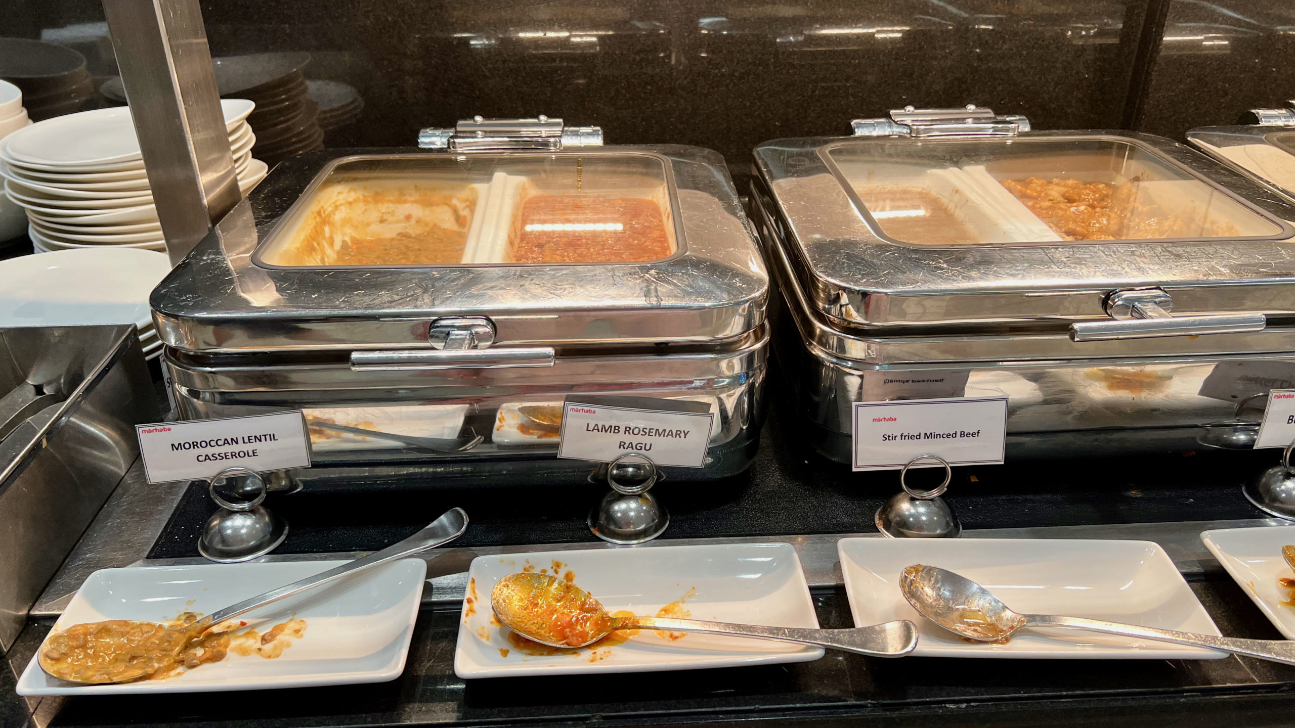 poor quality hot buffet in Melbourne Marhaba Lounge