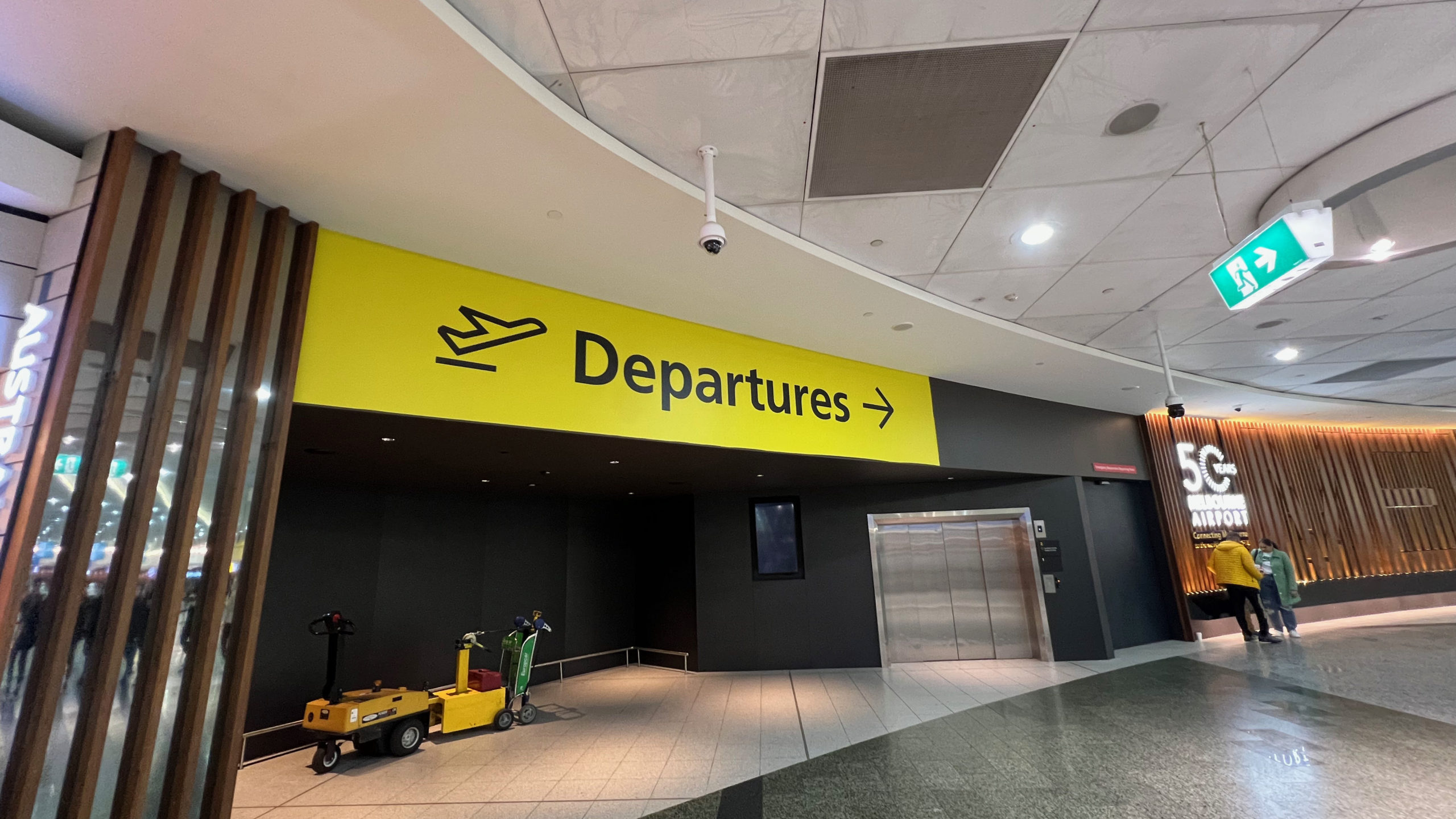 international departures gate in Melboure Airport T2