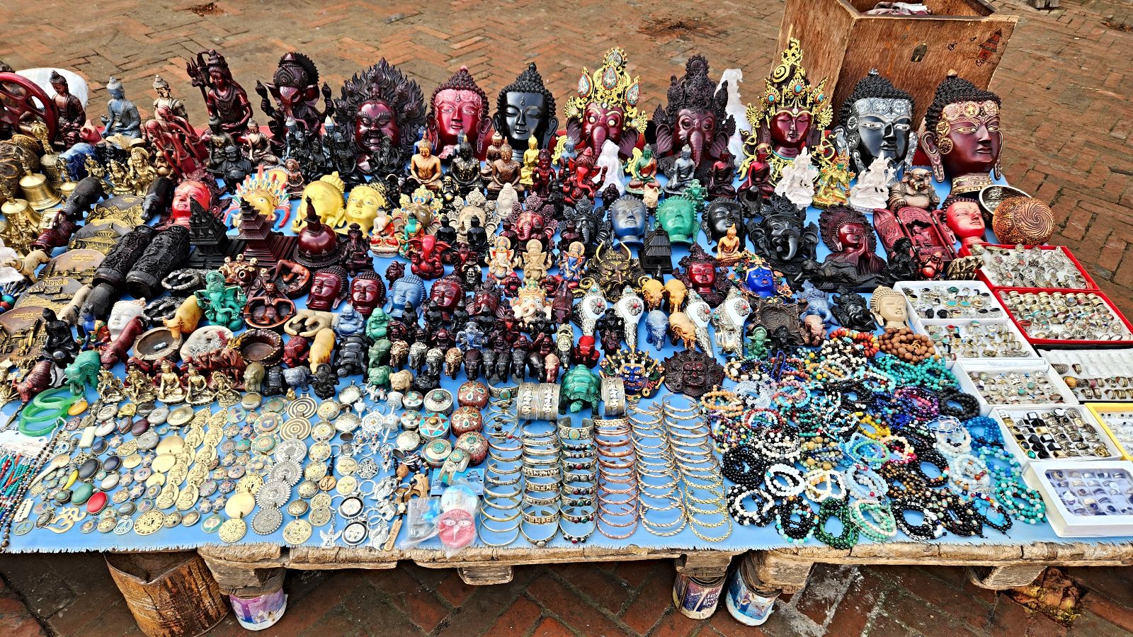 Souvenirs at Durbar Square, Kathmandu, Nepal