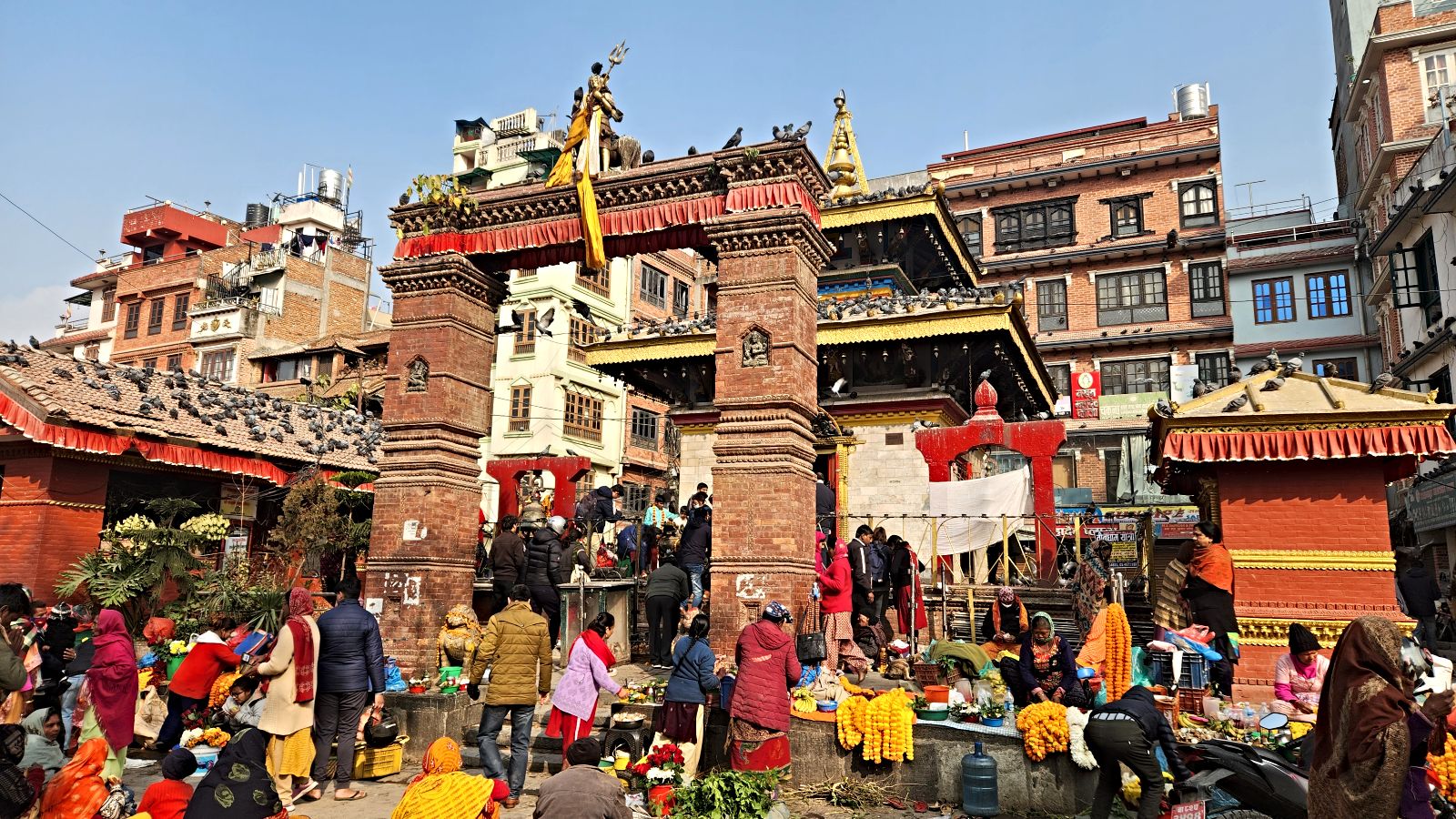 Temples in Durbar Square, Kathmandu