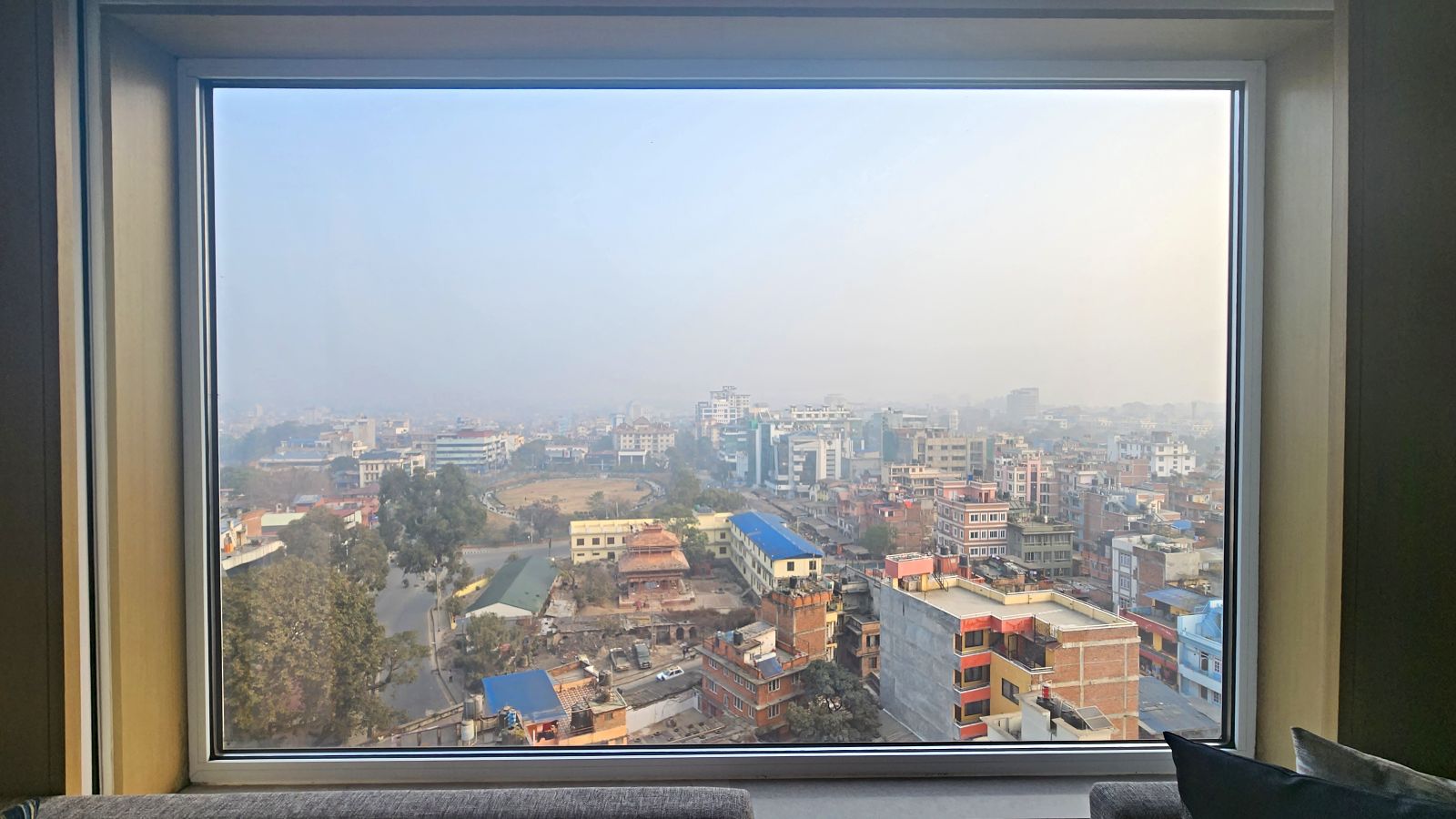 View from Kathmandu Marriott hotel, Nepal