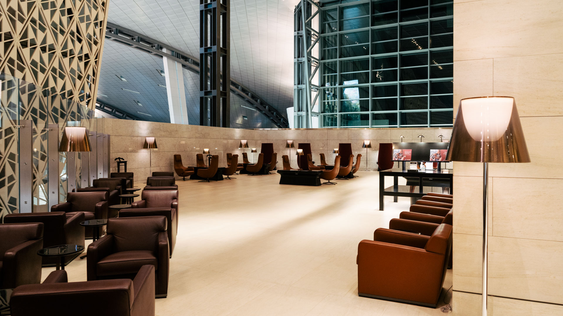 Qatar Airways Al Safwa Lounge overflow seating