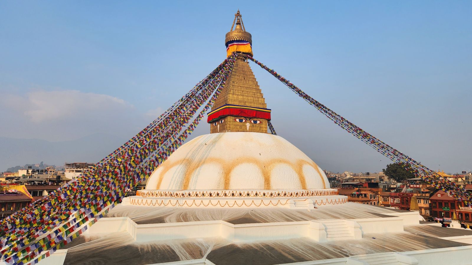Boudhanath Stupa temple, Kathmandu, Nepal