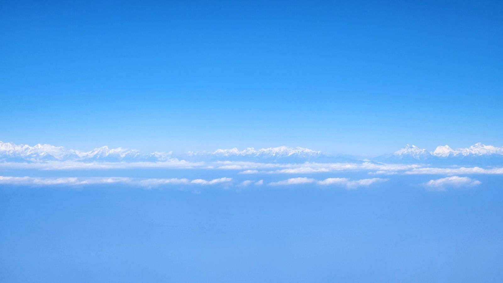 View from Kathmandu flight