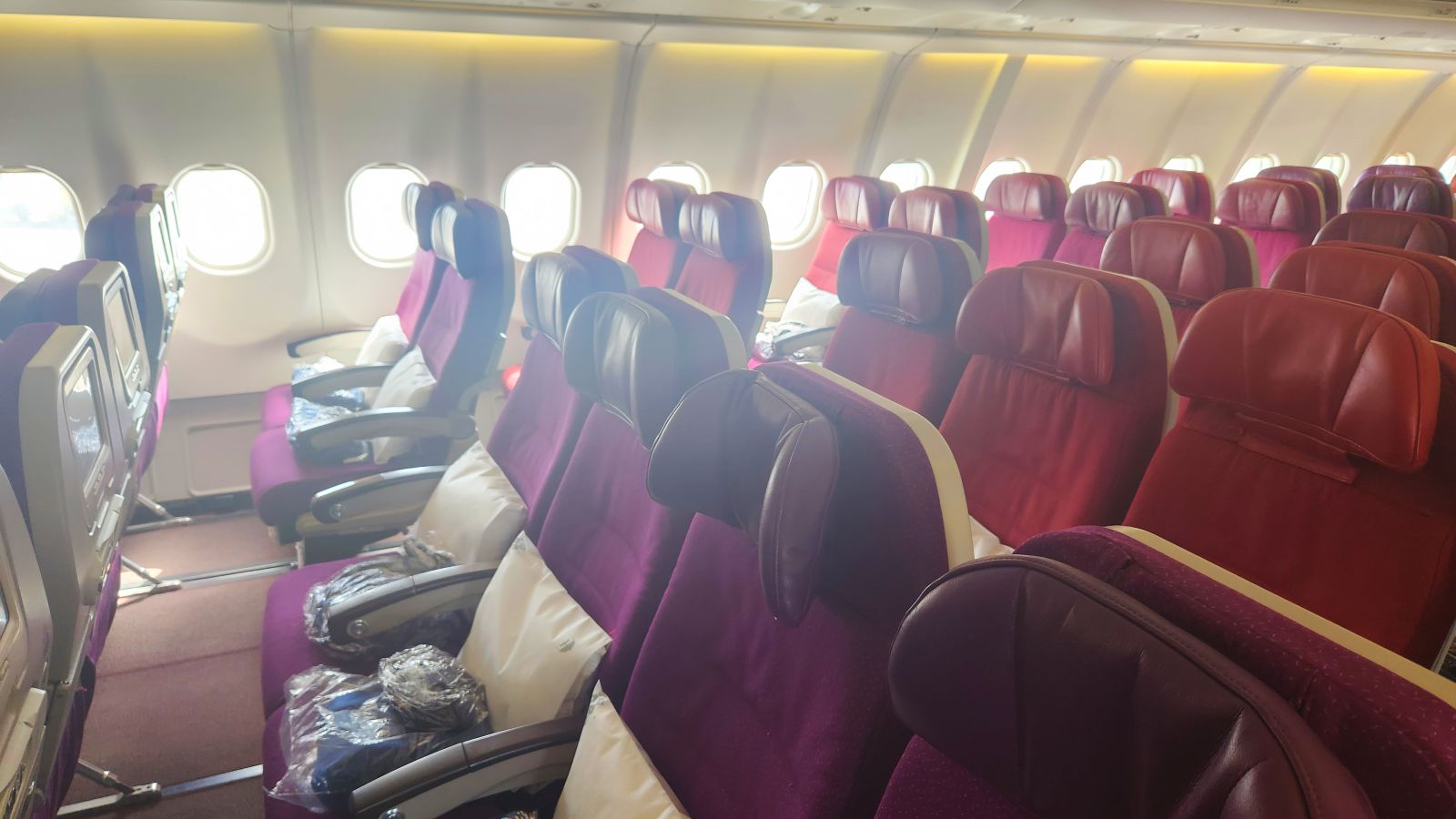 Malaysia Airlines Economy cabin from ADL-KUL