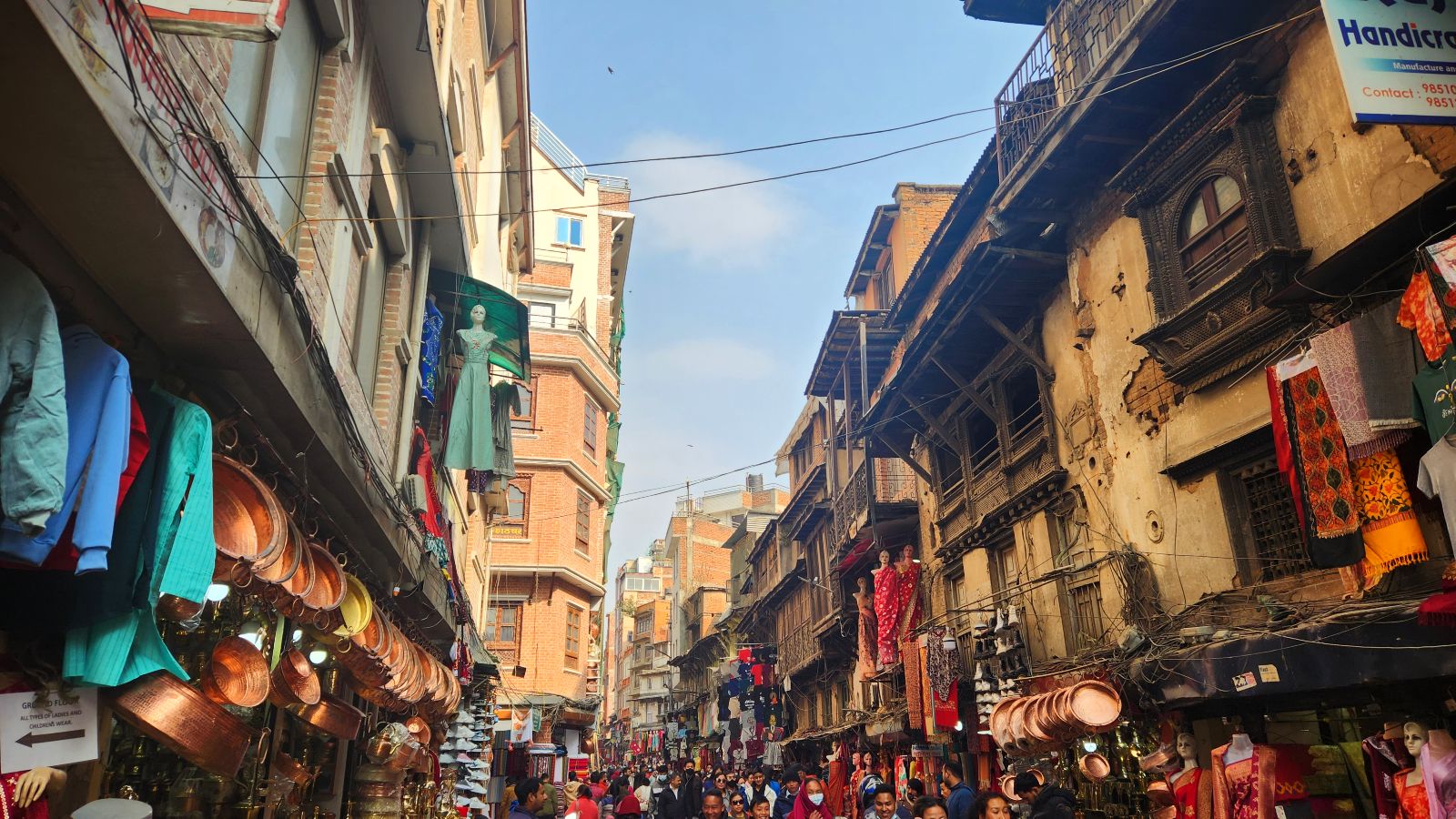 Walking around Asan Bazar