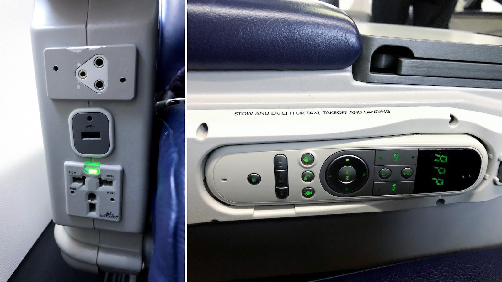 Accessories in Malaysia Airlines' Boeing 737 Business Class