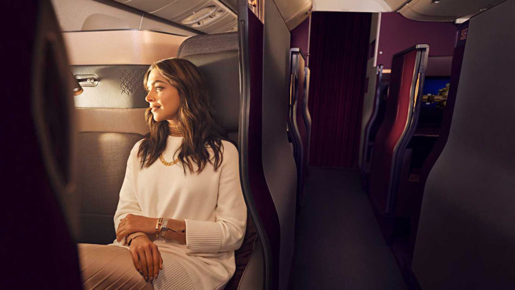 Qatar Airways Qsuite flights can be credited to many frequent flyer programs