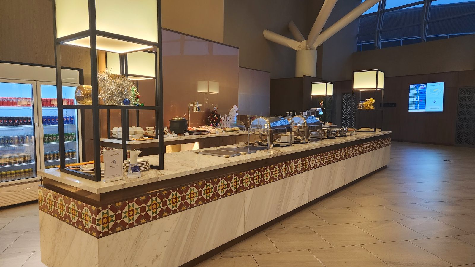 Buffet area