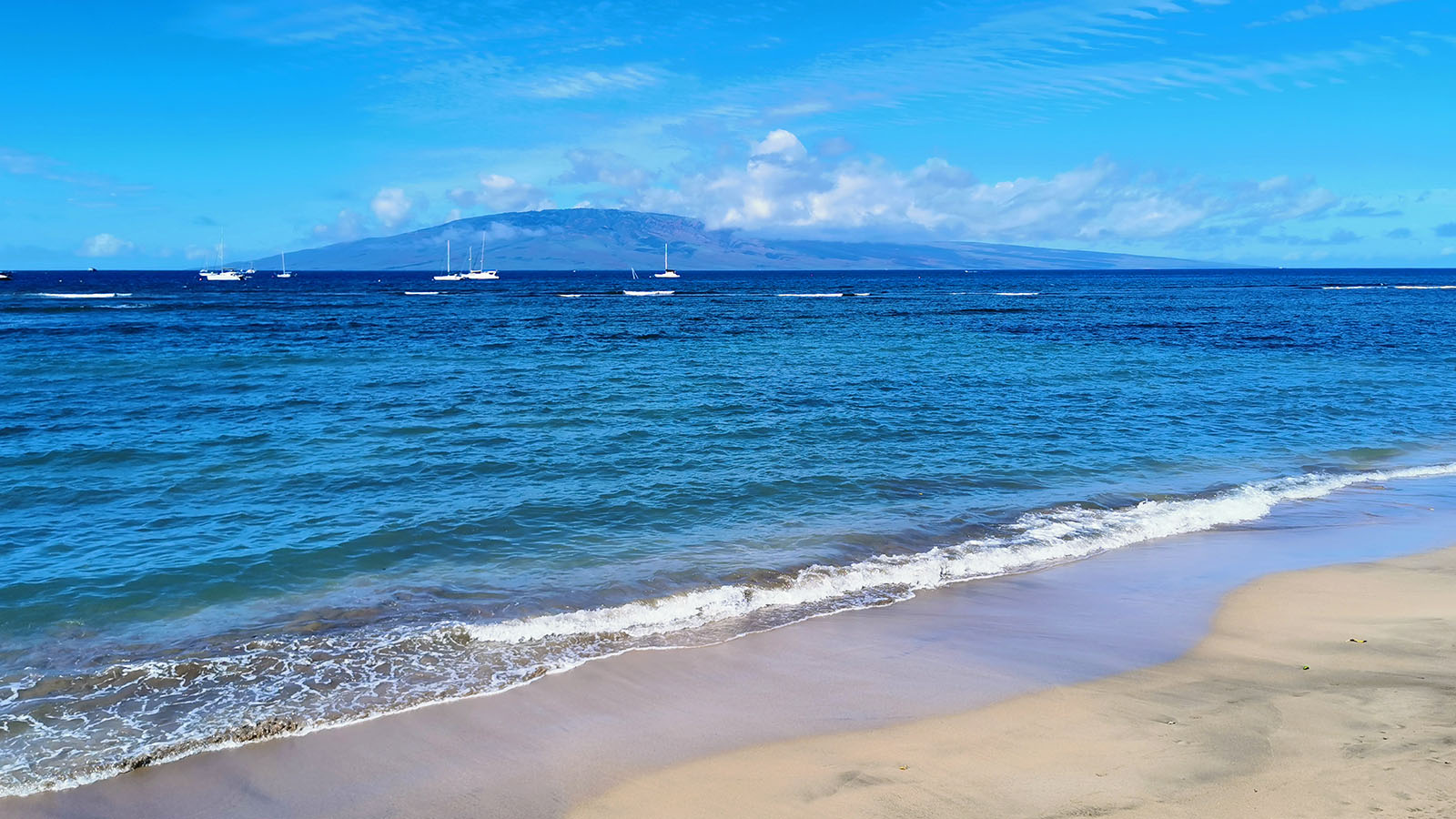 Beautiful water and beach in Hawaii