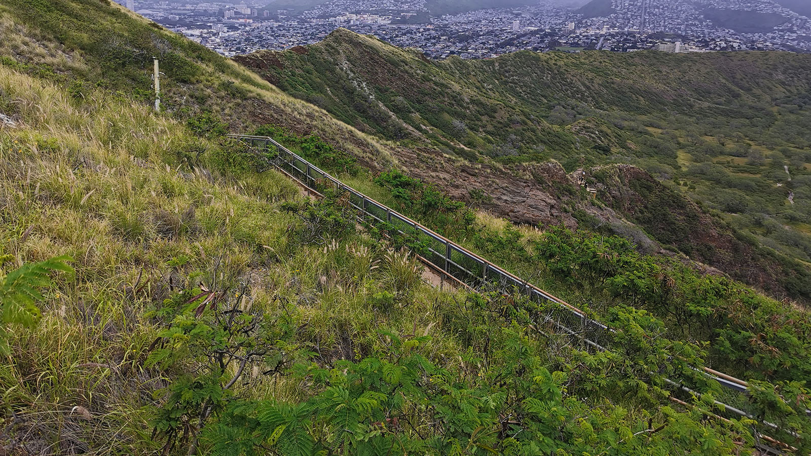 Walk up Diamond Head