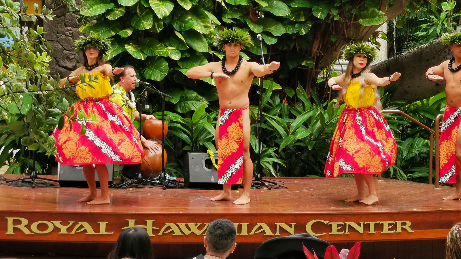 Dancers performing in Hawaii