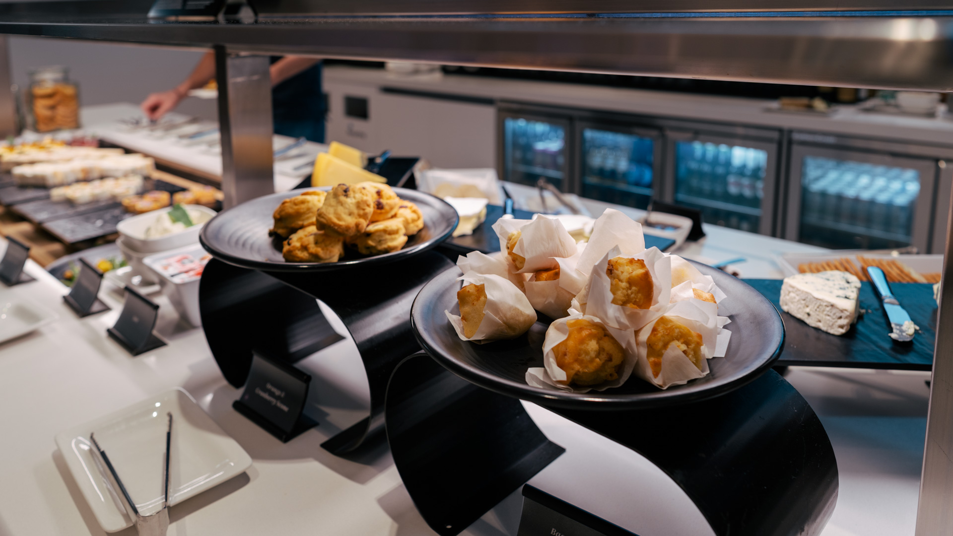 Air New Zealand Lounge Perth muffins